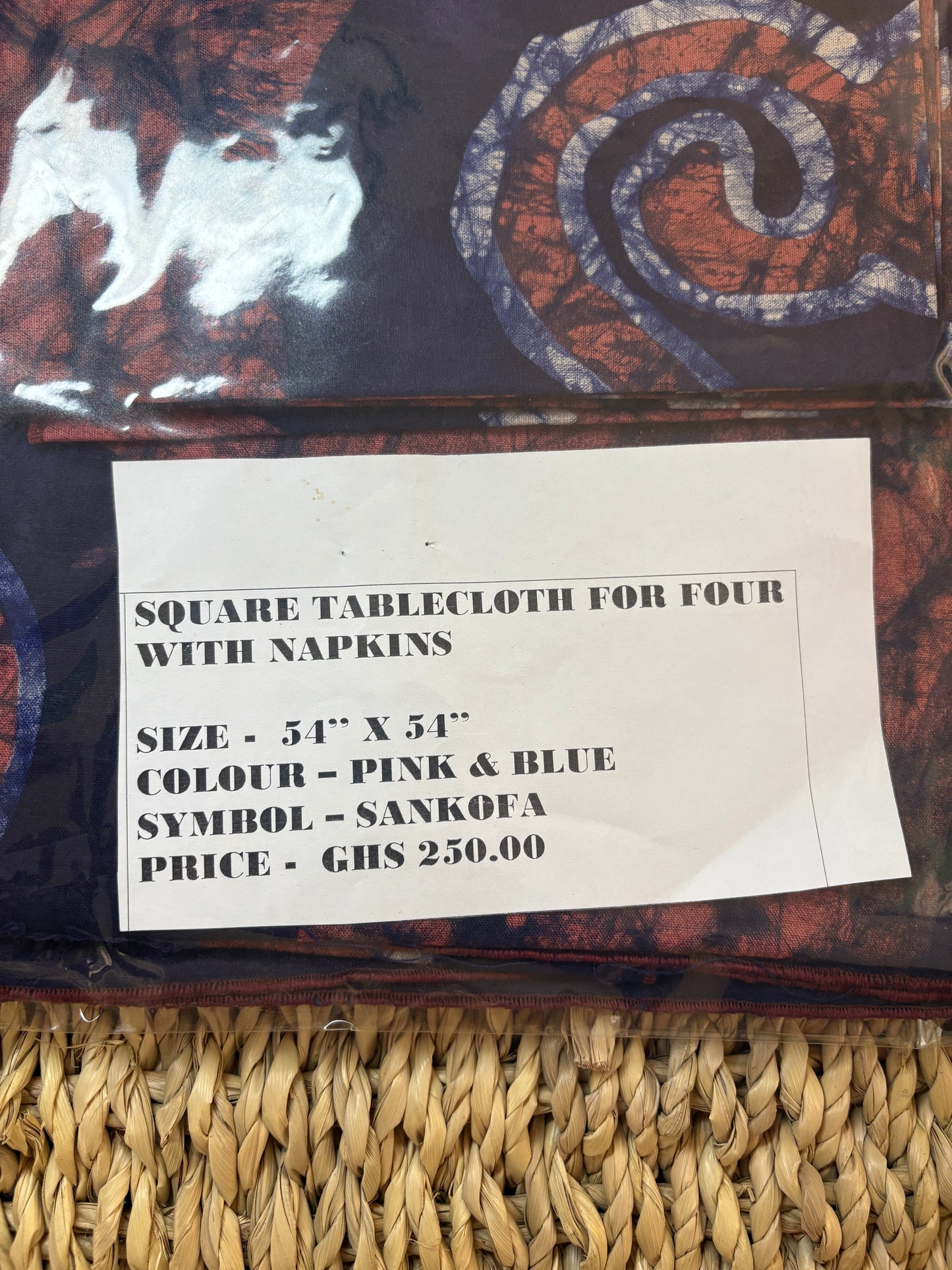 Batik tablecloth